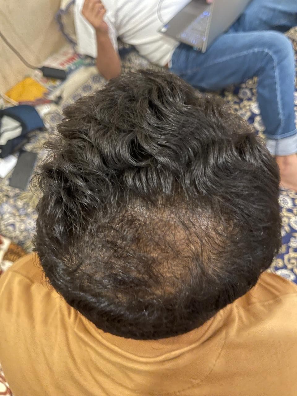 Customer's hair after using ZeeNix